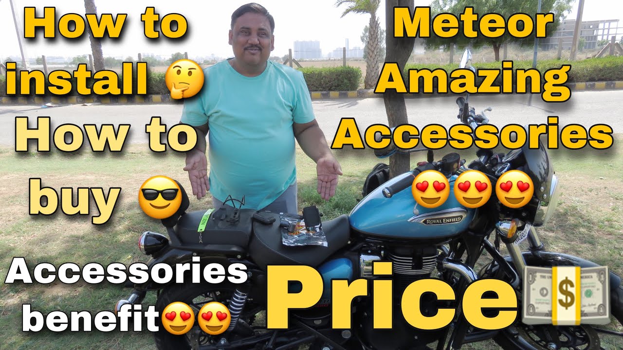 Royal Enfield Meteor 350 | Daily Utility Accessories | 😱😱😱  Vlog # 90