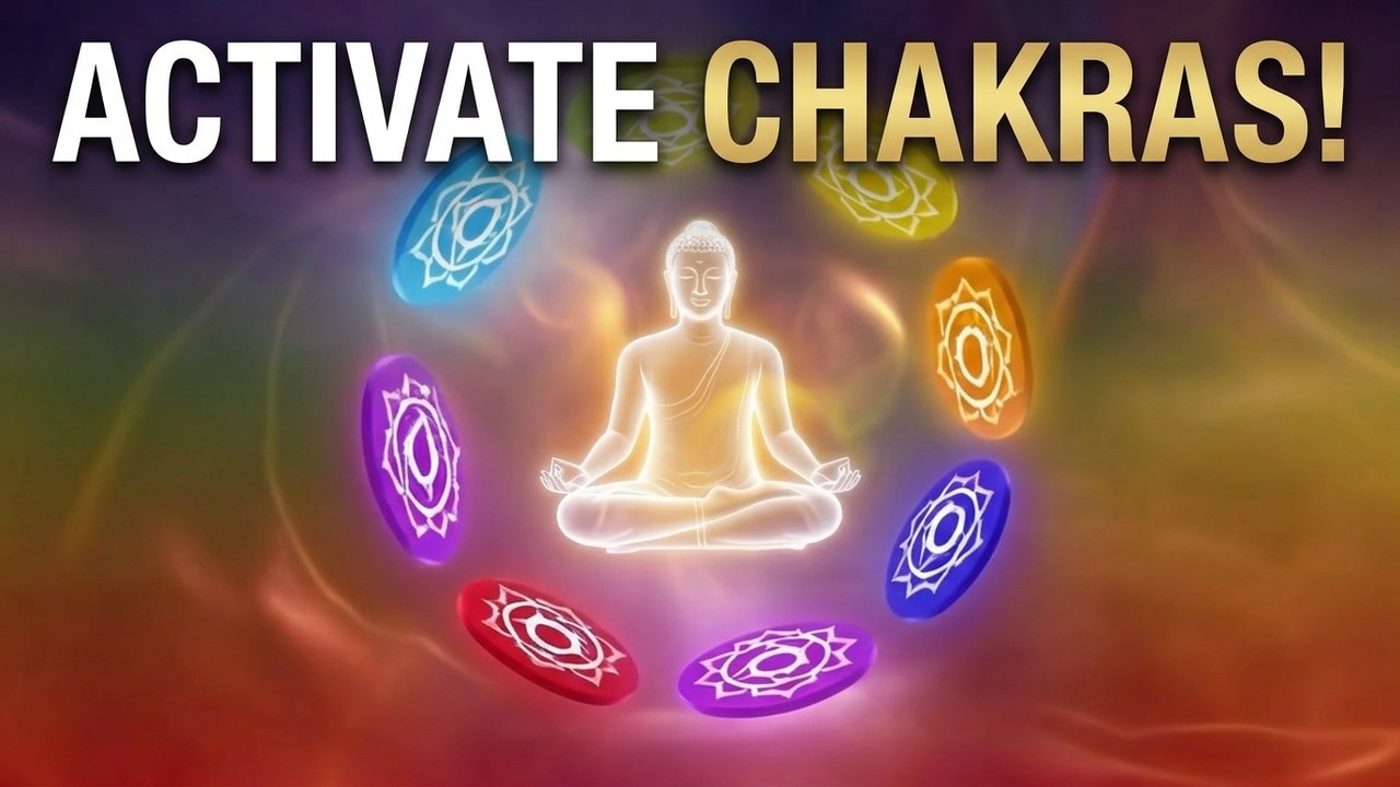 Activate Your Chakras & Heal Your Aura | 432Hz Buddha Meditation