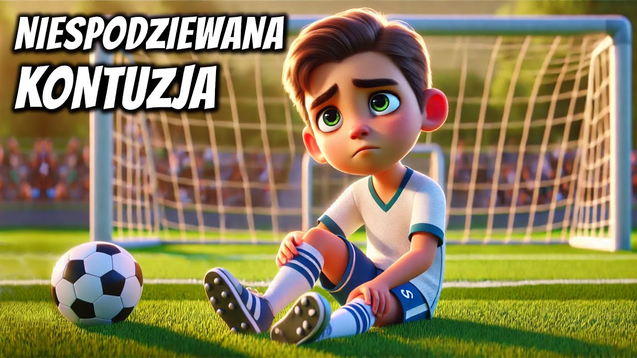 ⚽🥅 Niespodziewana kontuzja - Audiobook dla dzieci - Bajka do słuchania 🎧