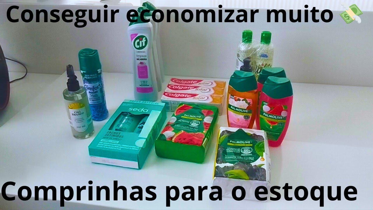 ESTOQUE DE HIGIENE PESSOAL E PRODUTOS DE LIMPEZA🎉#economia #estoque 
