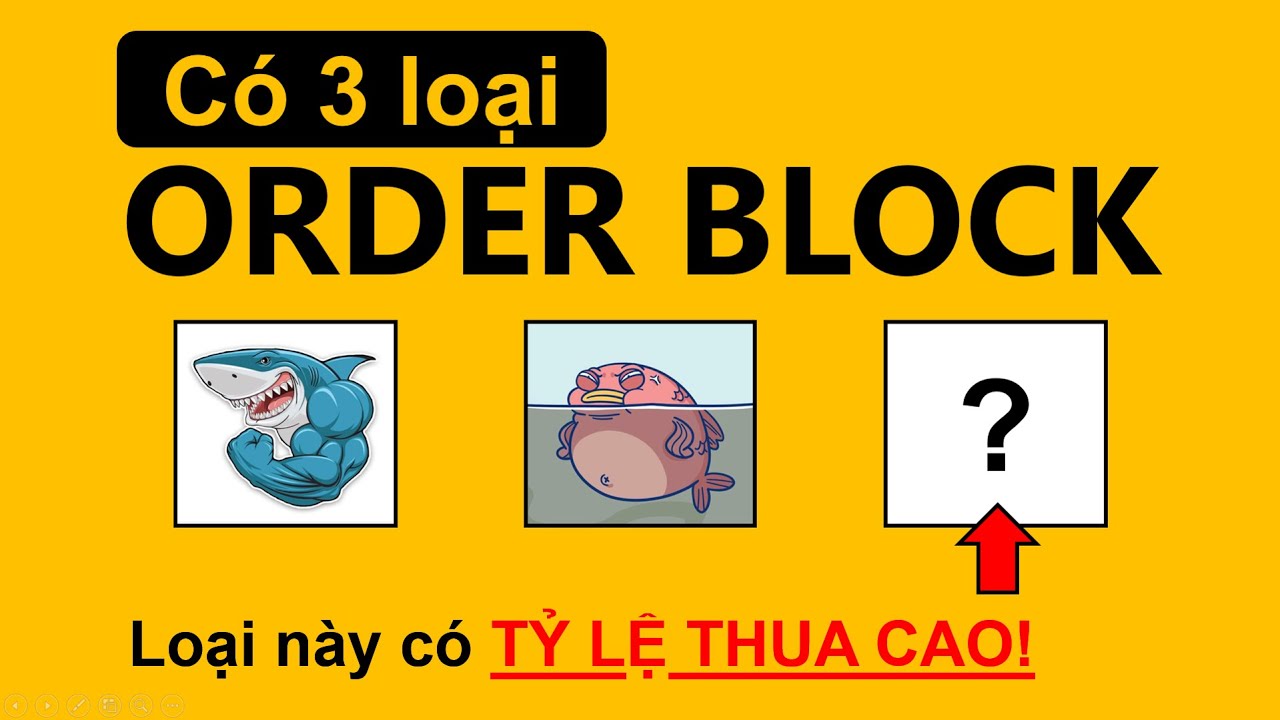 Order Block nâng cao P2 | Có 3 loại, một loại không phải dấu chân cá mập có TỶ LỆ THUA CAO