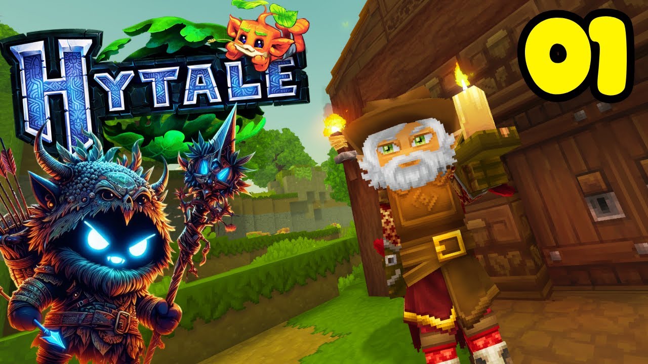 HYTALE #01 | PREMIER PAS DANS LE MONDE D'ORBIS !