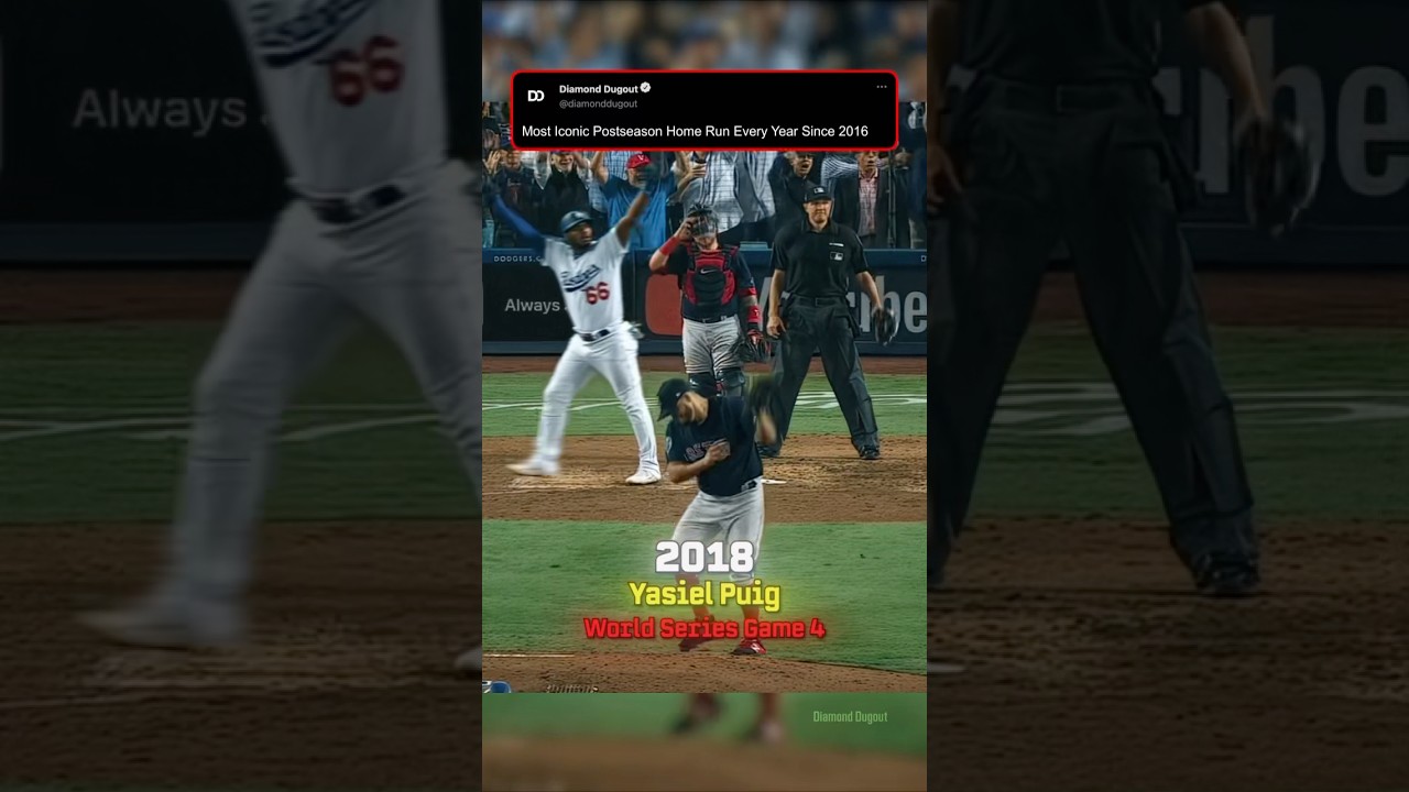 Most Iconic Home Run from each MLB Postseason since 2016