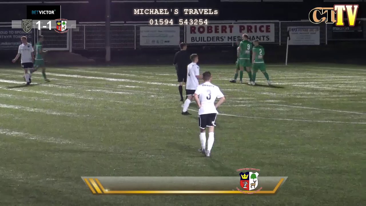 Merthyr Town v Cinderford Town League challenge cup round one highlights 1st Oct 2019