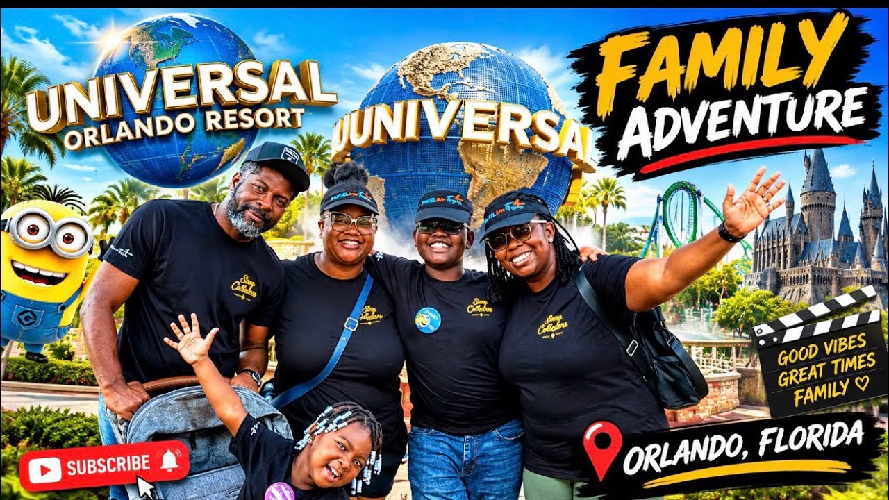 UNIVERSAL ORLANDO FAMILY ADVENTURE! 🎢🔥 | Universal Studios Orlando, Florida @travelismyforte 