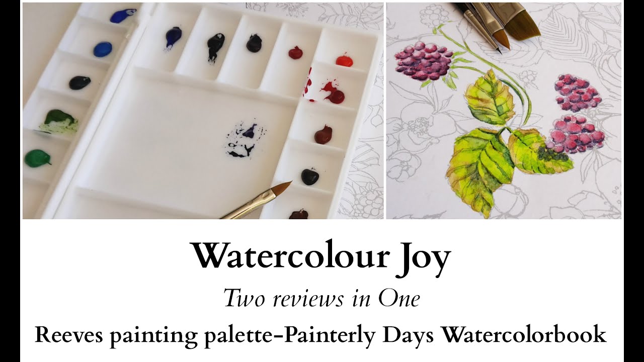 Two reviews in One - Reeves painting palette/Painterly Days The Woodland