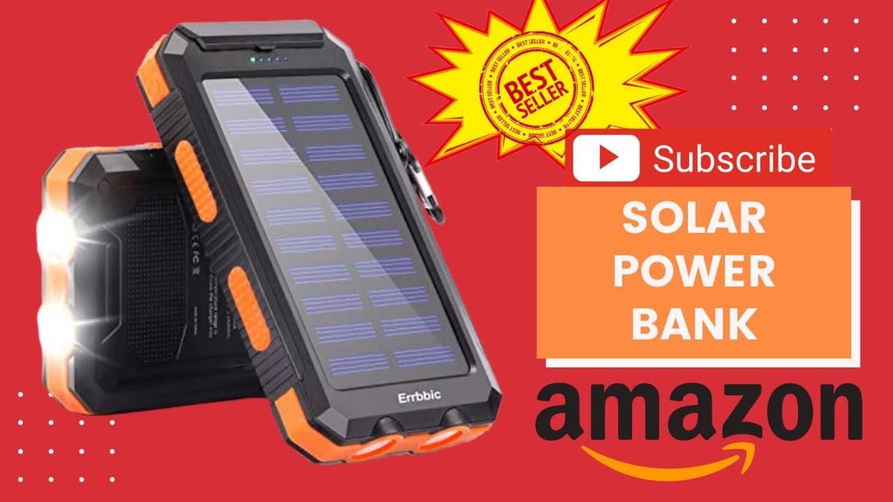 Top 3 Portable Solar Power Bank | New Innovation | Amazon Choice | Best Seller | Tech Gadget