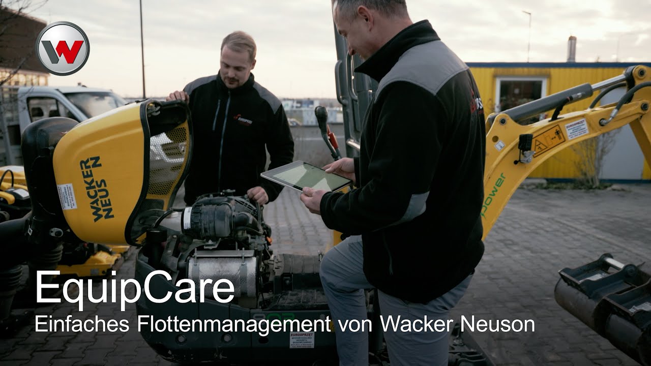 EquipCare von Wacker Neuson: Einfaches Flottenmanagement in Polen
