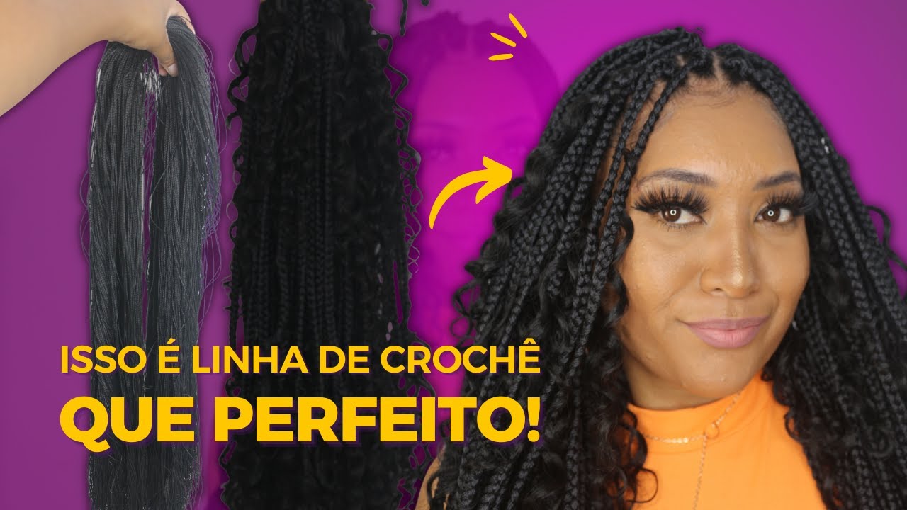 COMO FAZER GYPSY BRAIDS COM LINHA DE CROCHE PRINCESA   (INCOMFIO)  / PASSO A PASSO SUPER FÁCIL