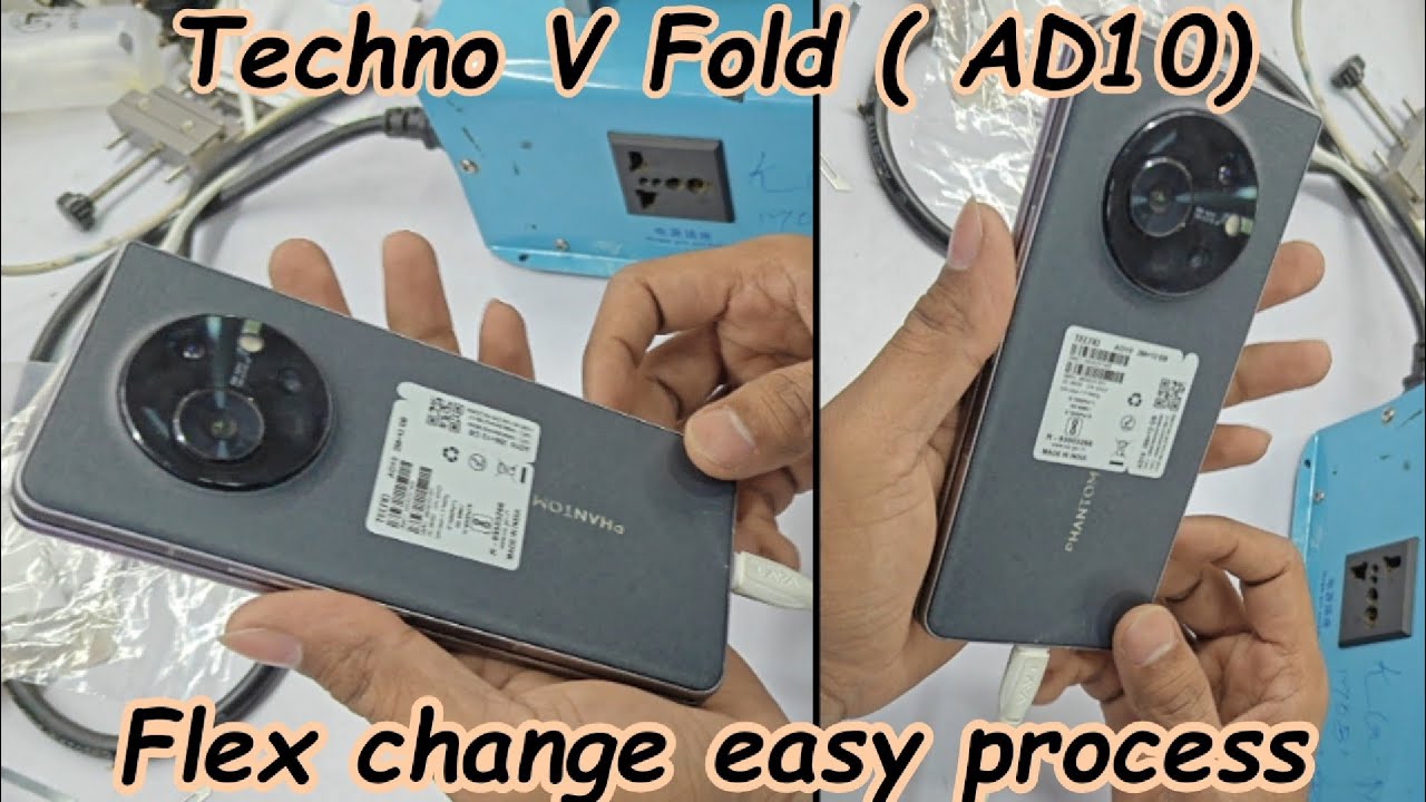 👉🏻TECHNO PHANTOM V FOLD 5G (AD10)🤯  ... FLEX CHANGE... EASY PROCESS😊..WATCH TILL END 🔥