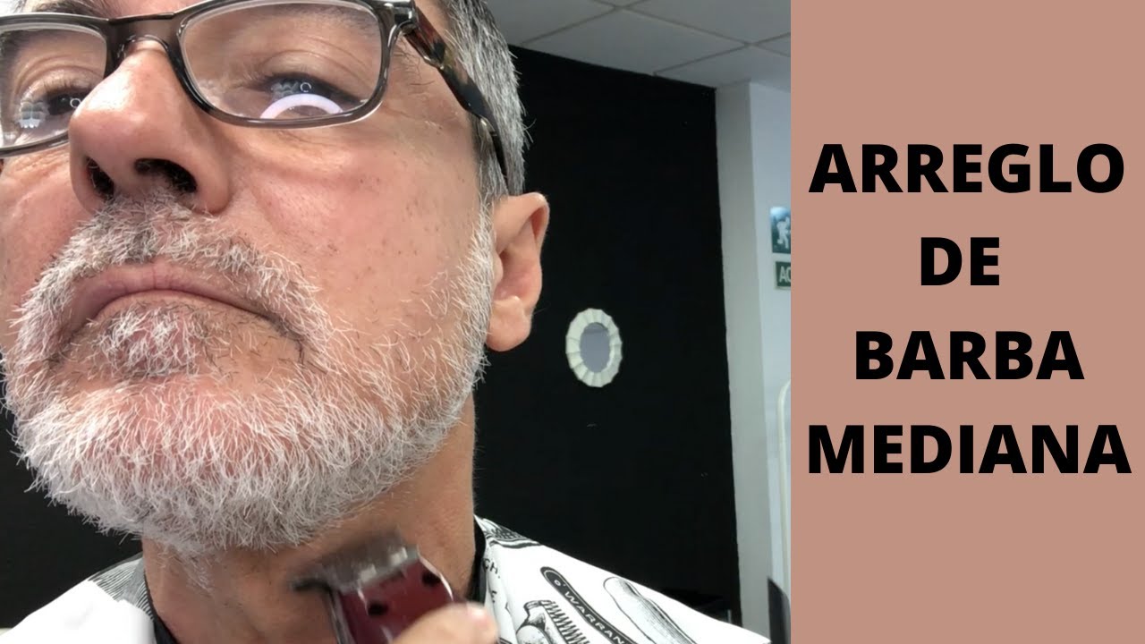 Arreglo de barba mediana
