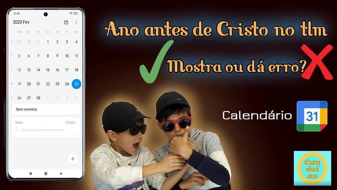 a.C / d.C o calendário do tlm mostra?