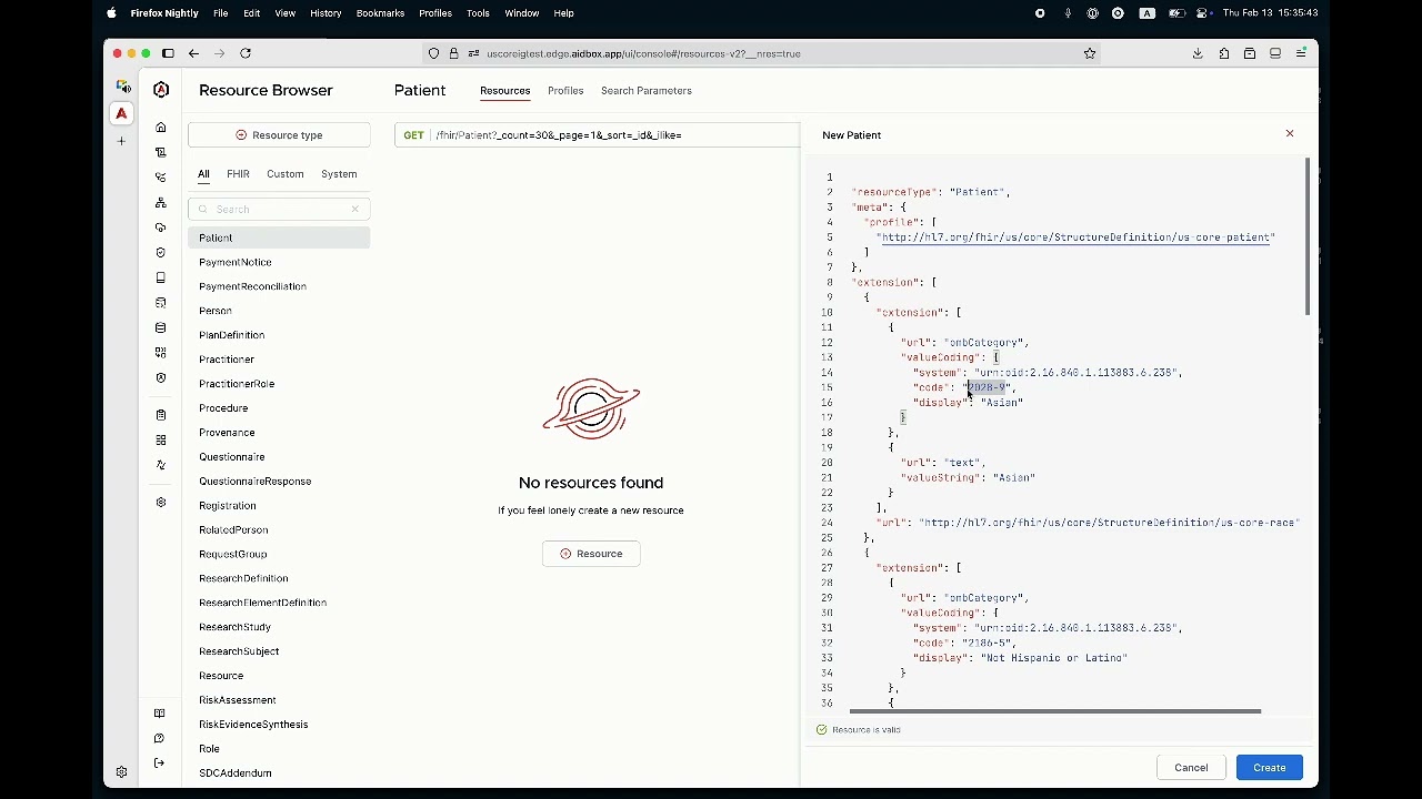How to enable FHIR US Core IG