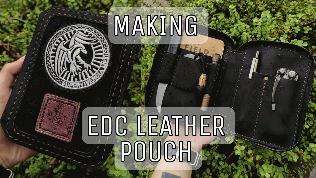 Making Organizer EDC Leather Pouch - JokagawiLeatherGoods
