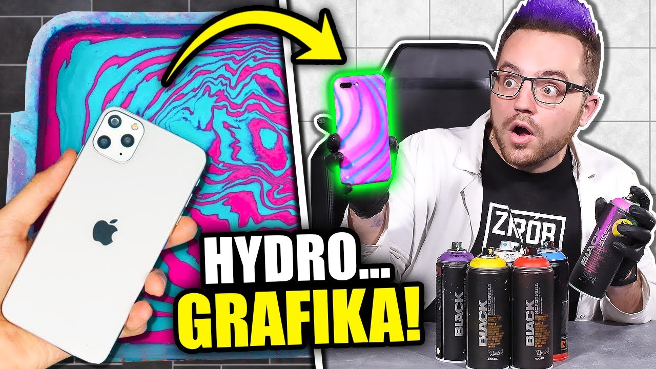EKSPERYMENTY Z HYDROGRAFIKĄ! *maluje wodą dziwne rzeczy*