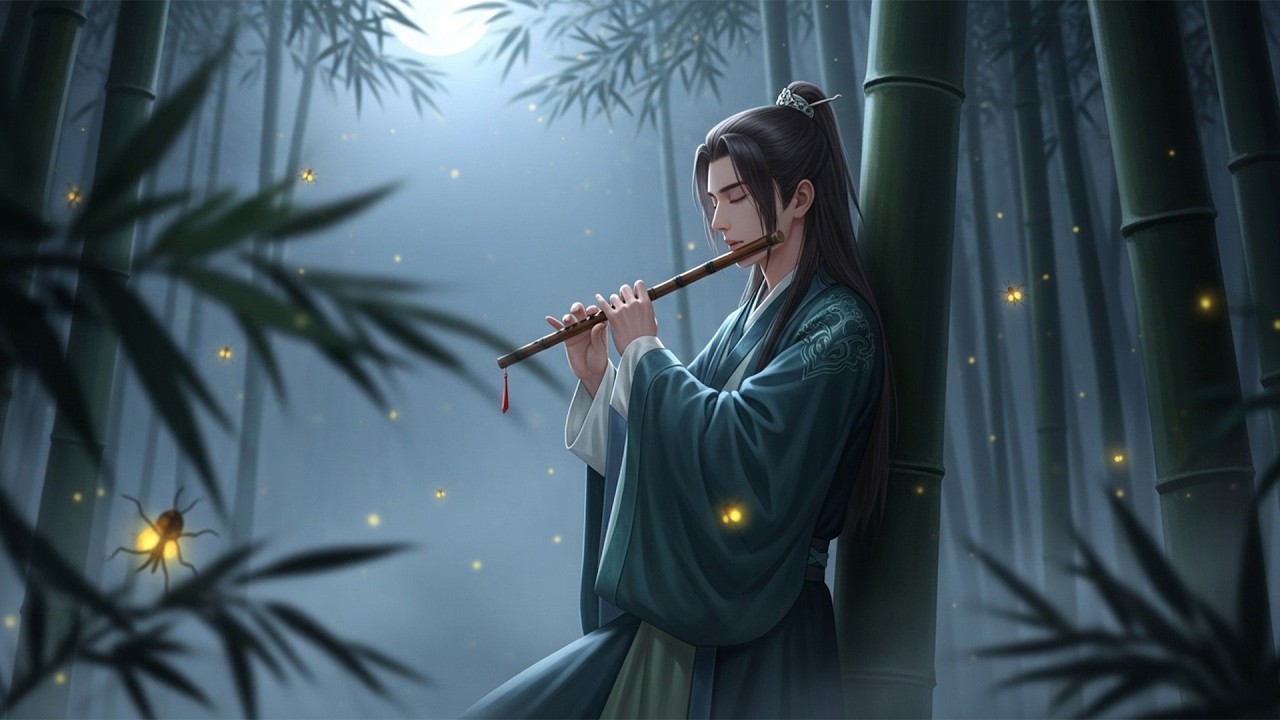 Peaceful Chinese Flute (xiao:dizi), Guzheng & Erhu Music