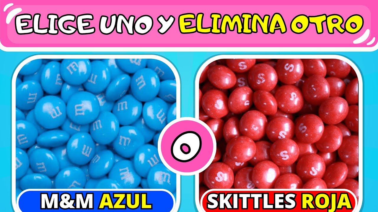 Elige Uno, Patea Uno... Comida Colores ❤️💙