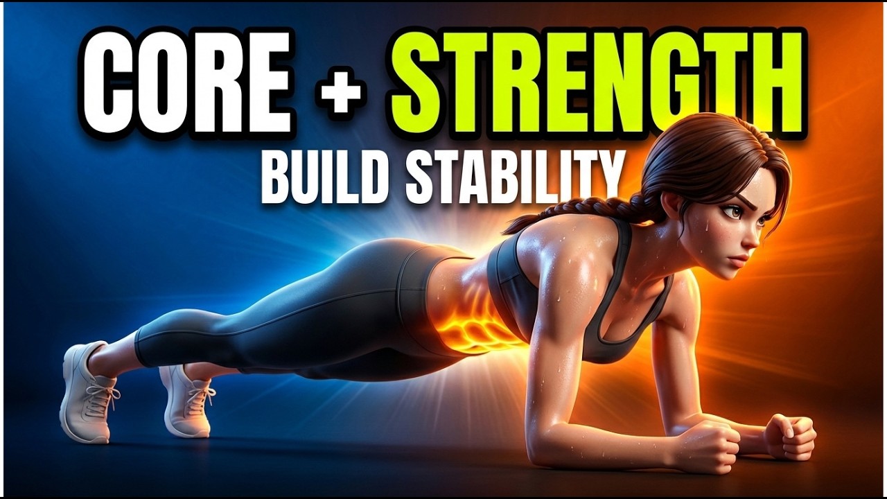 15-Min Total Body Strength Workout | Core & Stability at Home