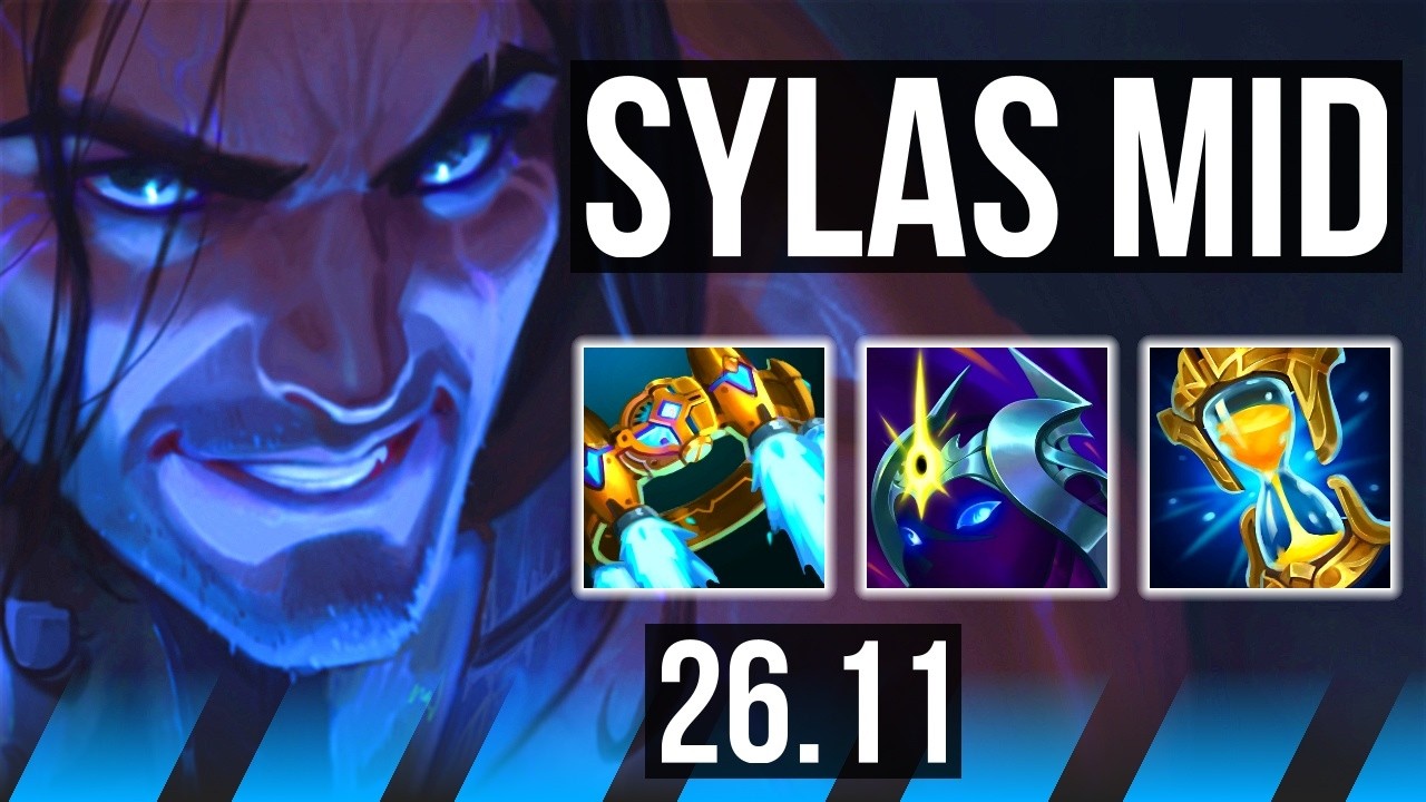 SYLAS vs YONE (MID) | Good KDA: 16/1/7 | EUW Challenger | 26.11