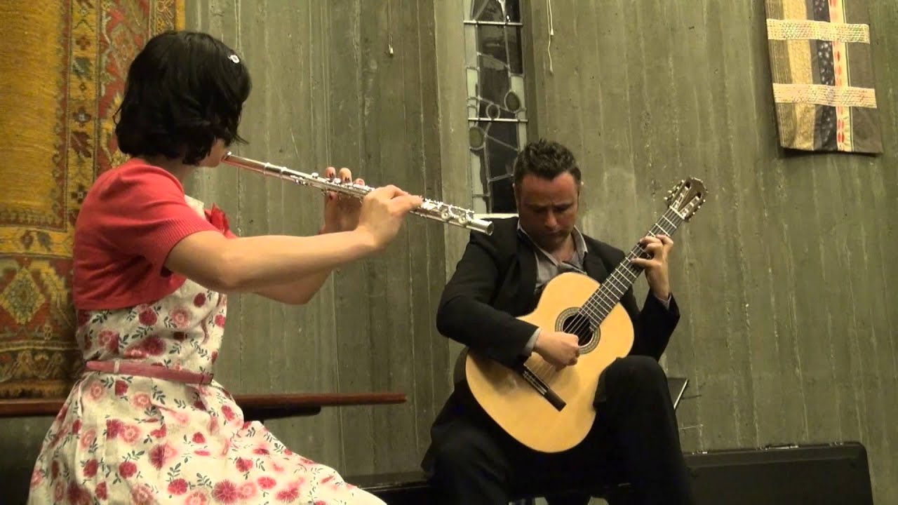 Agnew-McAllister Duo performing Gismonti's 'Agua e Vinho'