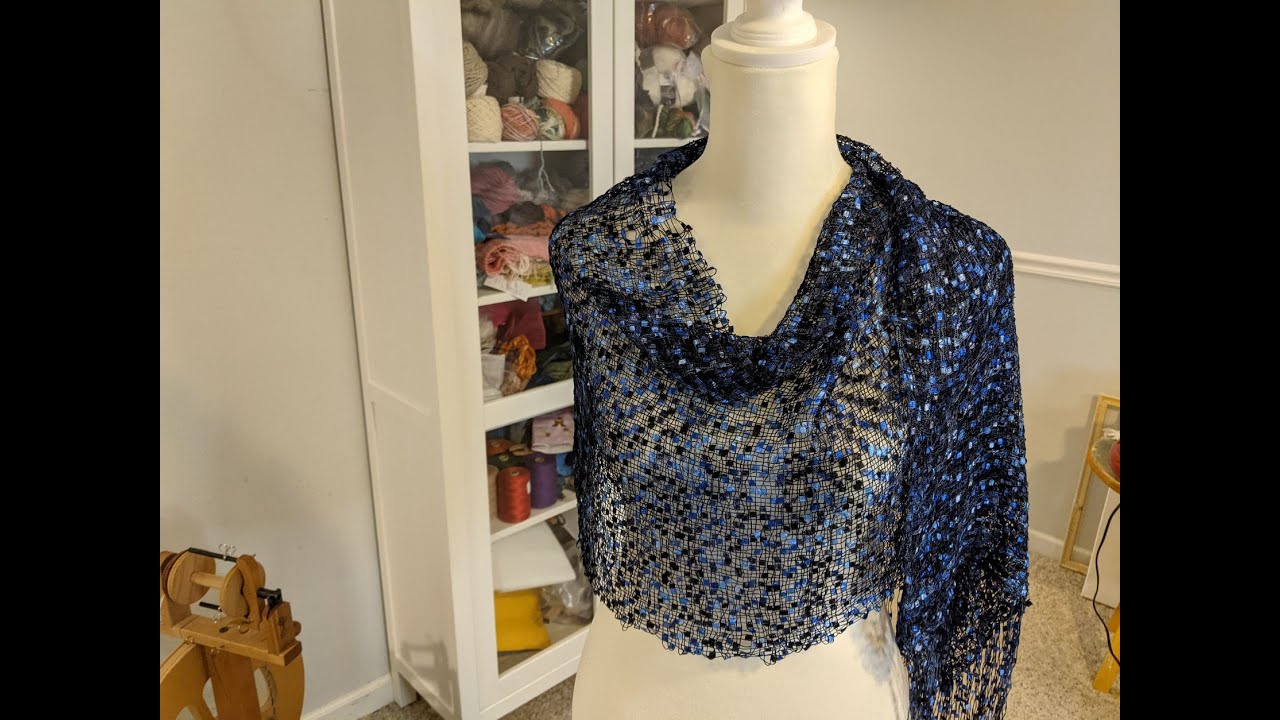 Rigid Heddle Weaving with Ladder Yarn