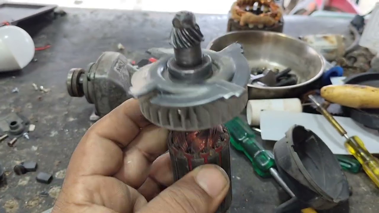 Sinder armature change, power tools repair, heavy duty power tools repair,kcp electrical