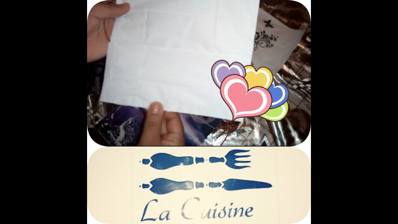طريقة الطباعة🖨علي المناديل الورقيةسهلة جدا لعمل أجمل أعمال الديكوباج
