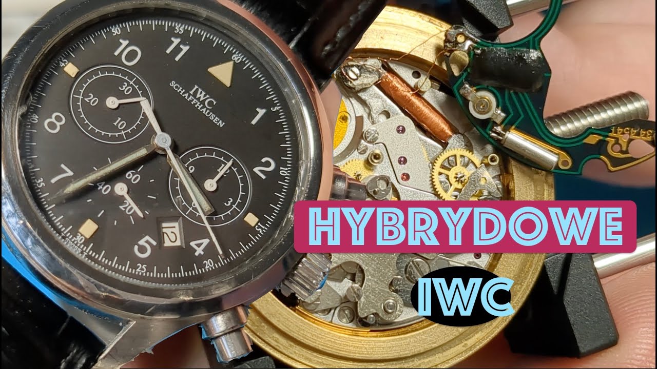 Naprawa chronografu IWC Pilot's z mechanizmem Jaeger leCoultre - 
