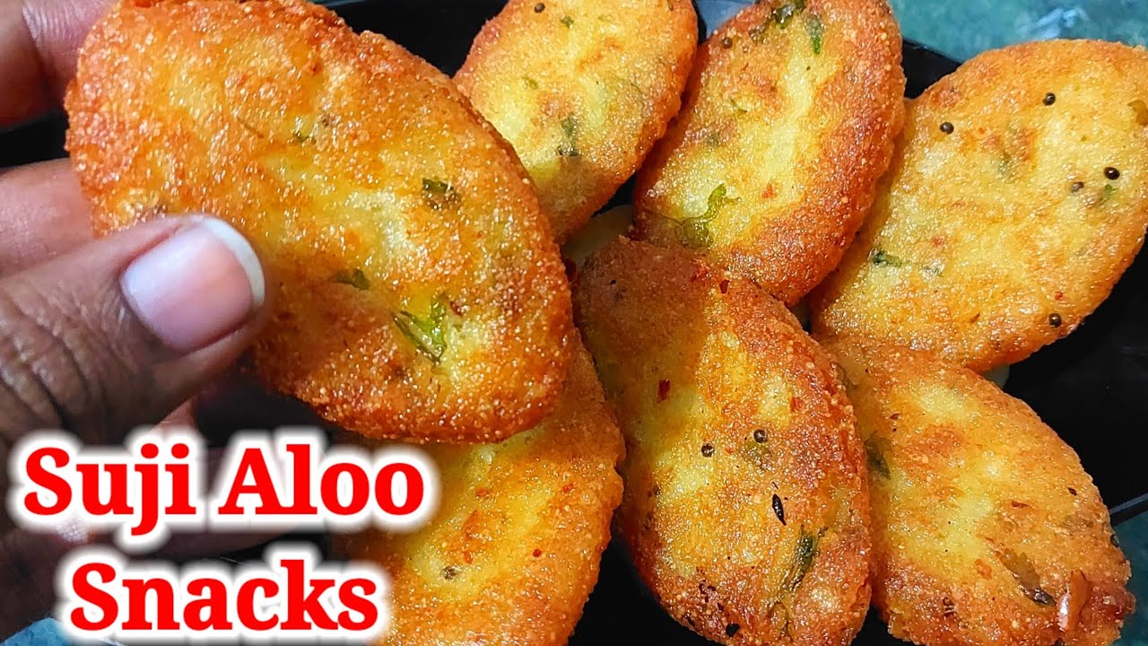 सिर्फ 10मिनट में बनाए सूजी और आलू का फूला फूला और चटपटा नाश्ता |Aloo Suji Ka Nashta|Suji Aloo Snacks