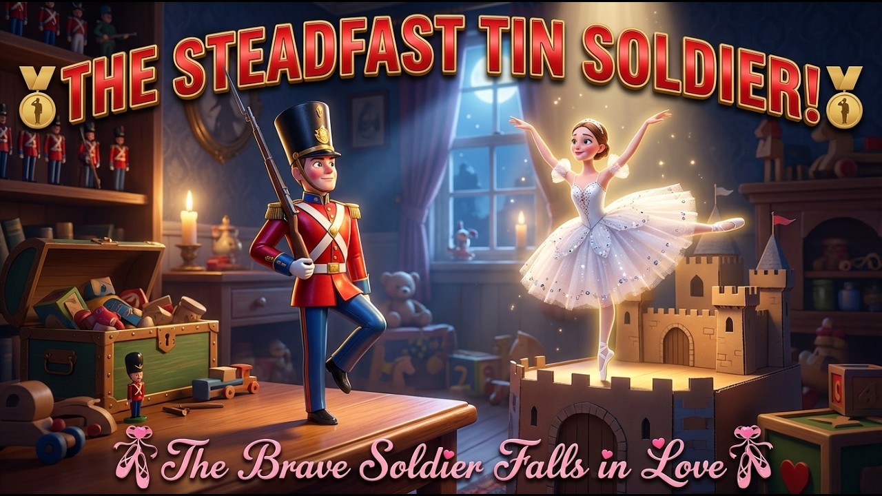 The Steadfast Tin Soldier | A Classic Animated Fairy Tale | Bedtime Story