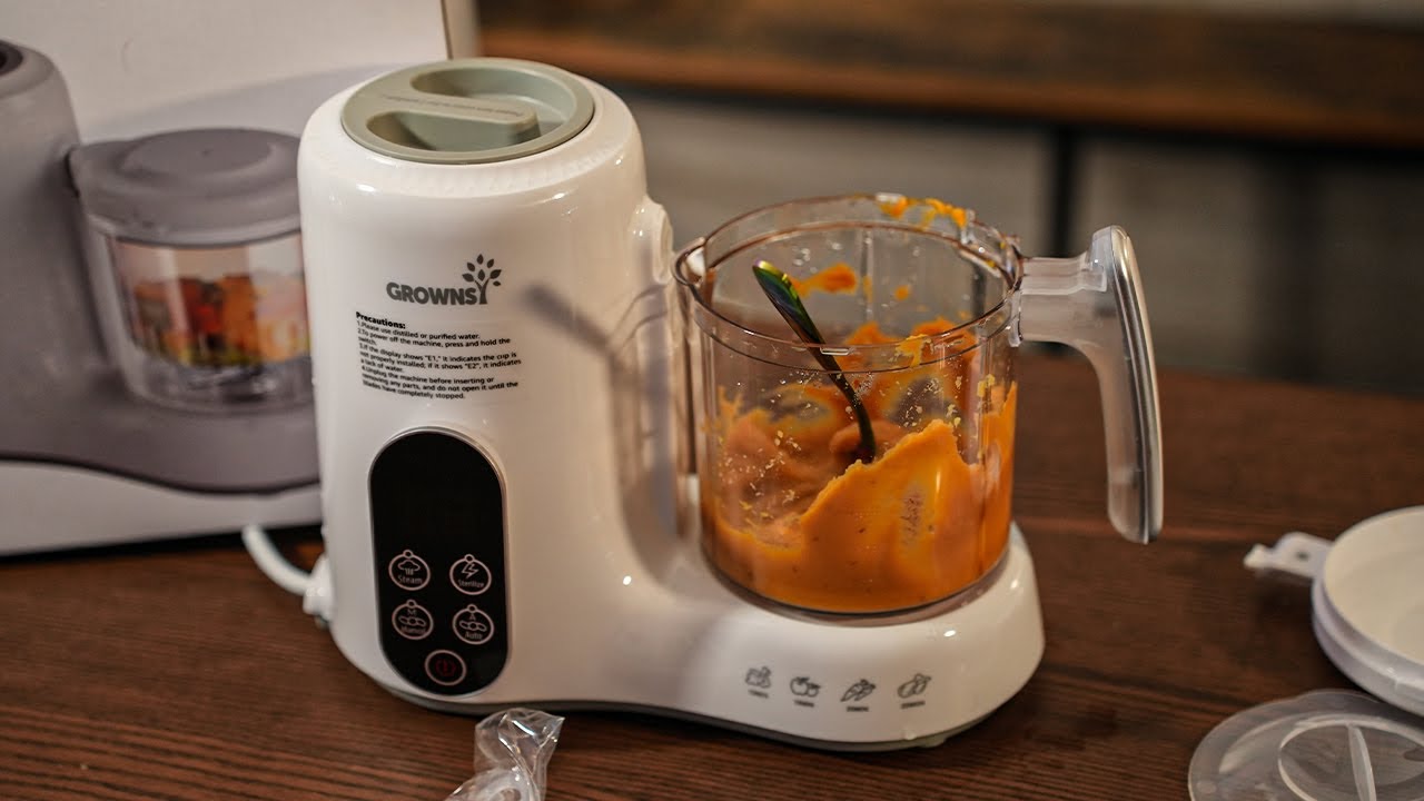 Make your own baby food with one machine - GROWNSY maker