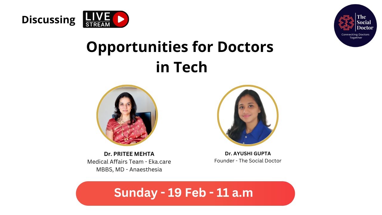 Opportunities for Doctors in Tech | Healthtech | Medtech