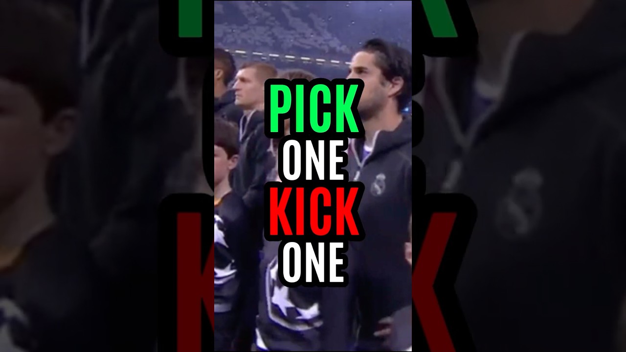 ⚽ PICK ONE, KICK ONE! 🚀⚡ #pickonekickone #footballshorts #soccer #football #championsleague