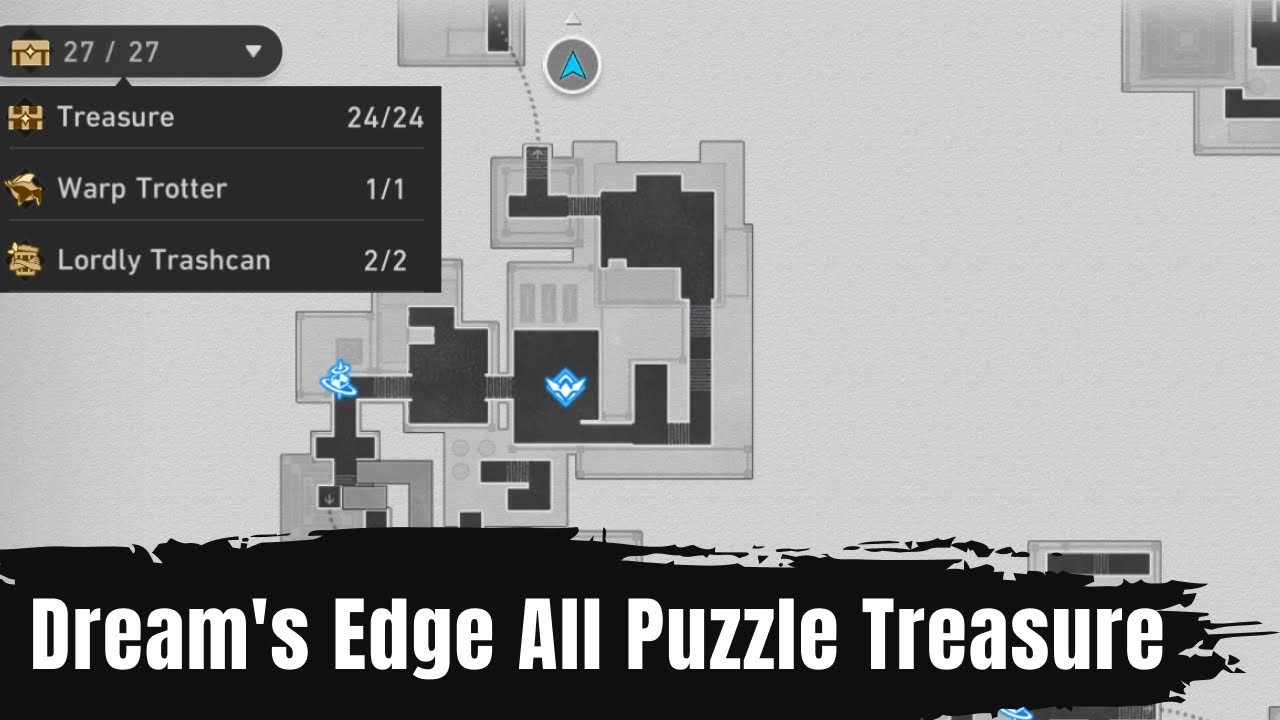 Honkai Star Rail 2.0 Dream's Edge All Puzzle Treasure Lordly Trashcan Warp Trotter