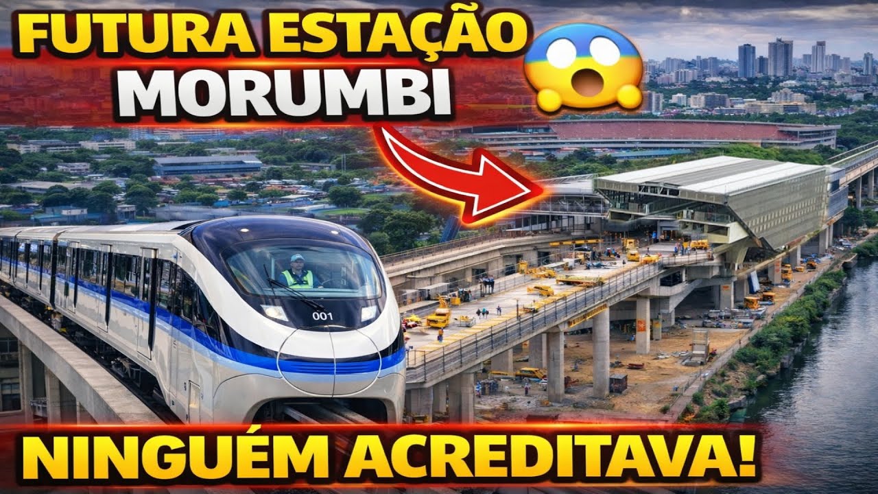 🚝😳 A ESTAÇÃO DO MORUMBI FINALMENTE SAIU DO PAPEL?