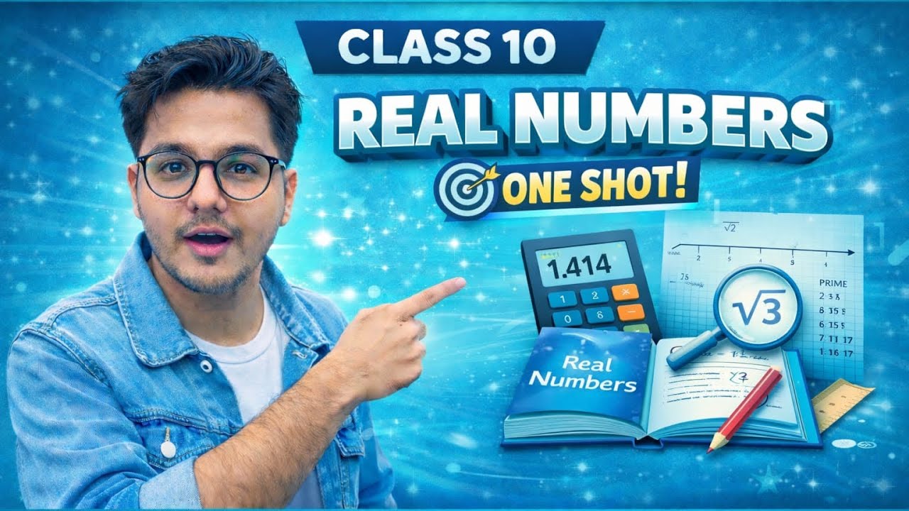 Real Numbers one-Shot video | Board Exam 2026