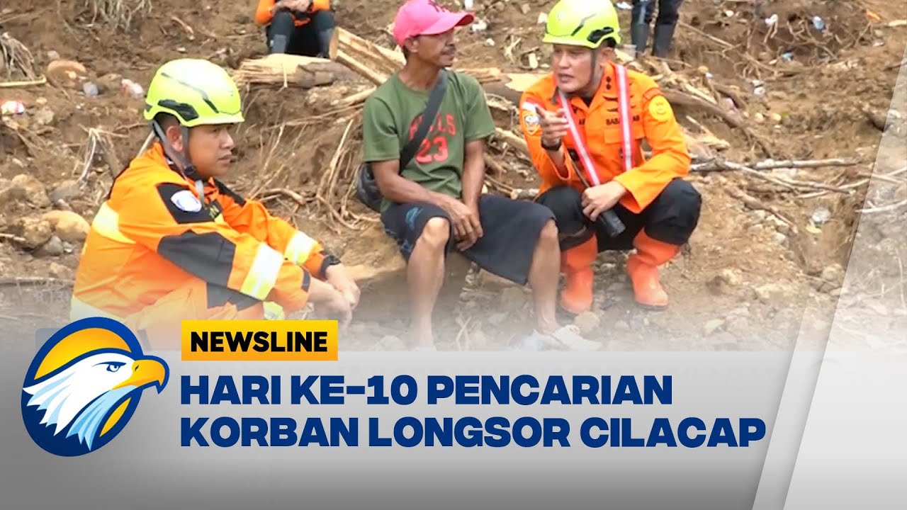 Begini Kondisi Pencarian Korban Longsor di Cilacap - [Newsline]