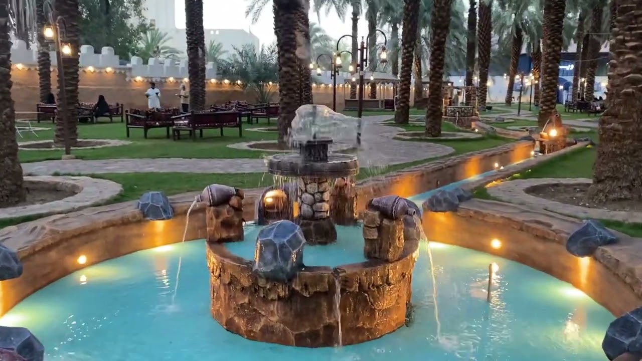 منتزه ريف البستان في المدينة بعد التطوير