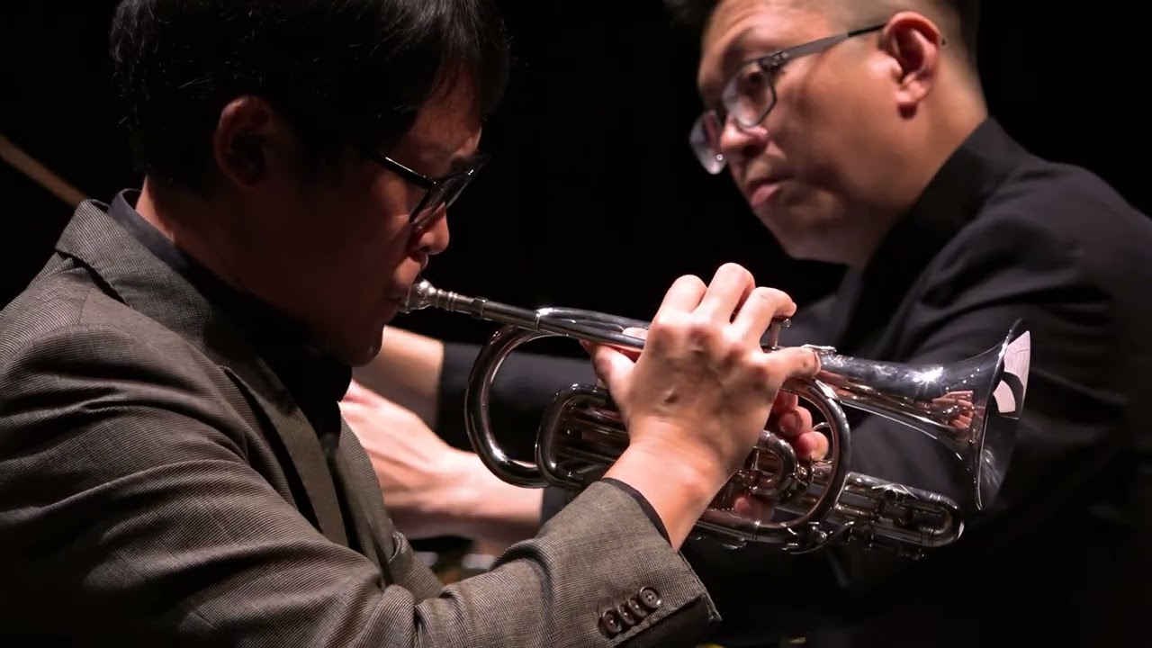 國防部示範樂隊銅管樂團《短號協奏曲》Concerto for Trumpet or Cornet and Brass Band 獨奏：侯傳安