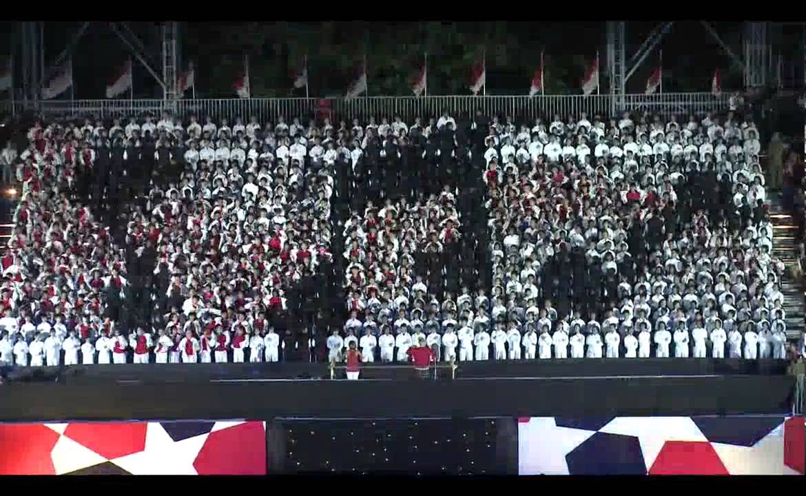 NDP 2010 One Voice Show Choir Human LCD