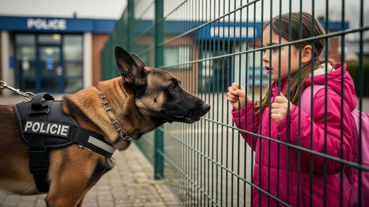 Every Day This Girl Visits a Police Dog — When the Handler Noticed, Everything Made Sense