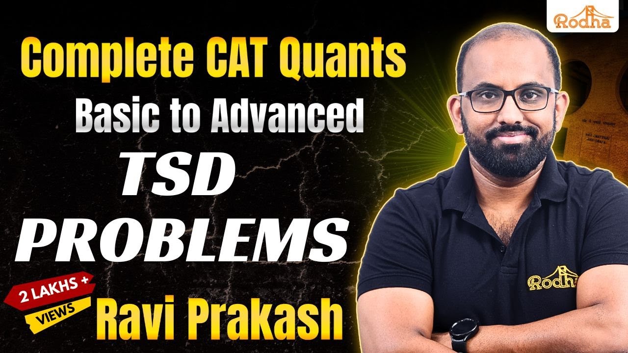 Time Speed and Distance 3 | CAT Preparation  | Arithmetic | Quantitative Aptitude