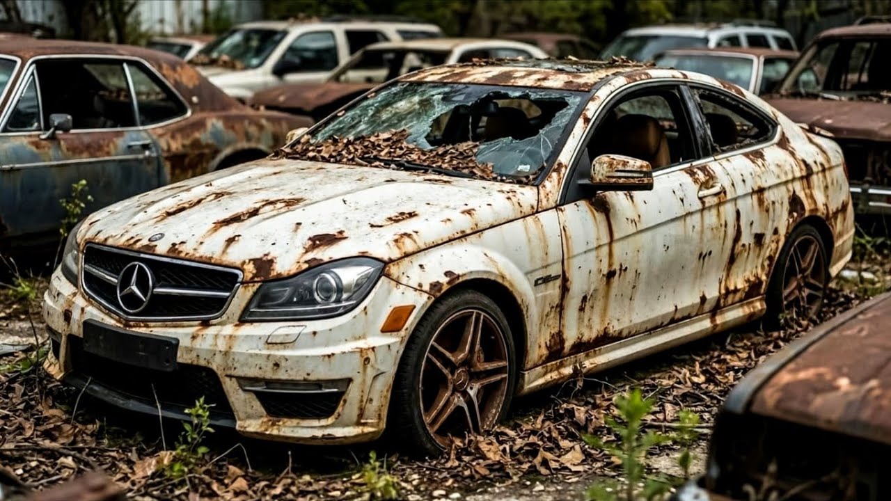 ASMR Car Restoration! Full Restoration 2012 Mercedes Benz c63 AMG! ASMR CAR