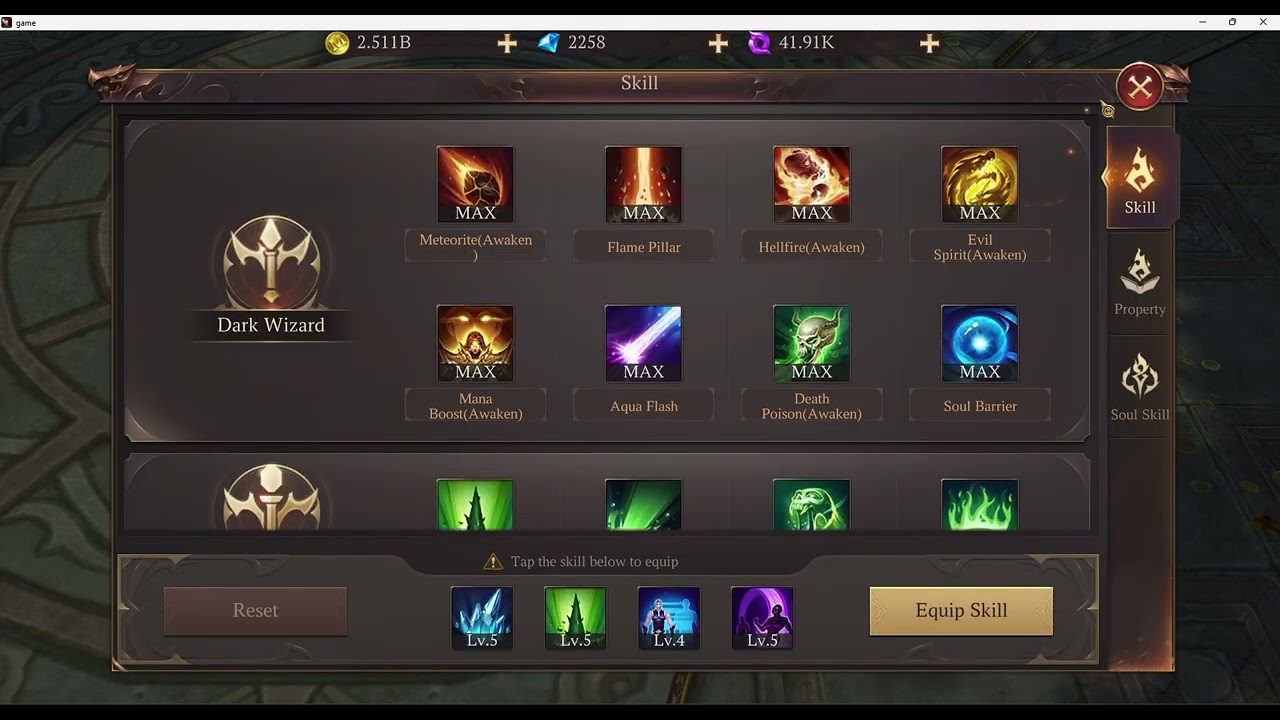 (MU Dark Epoch) How to set up skill for DW agi - best DMG in Guild Boss and best rotation on PVP
