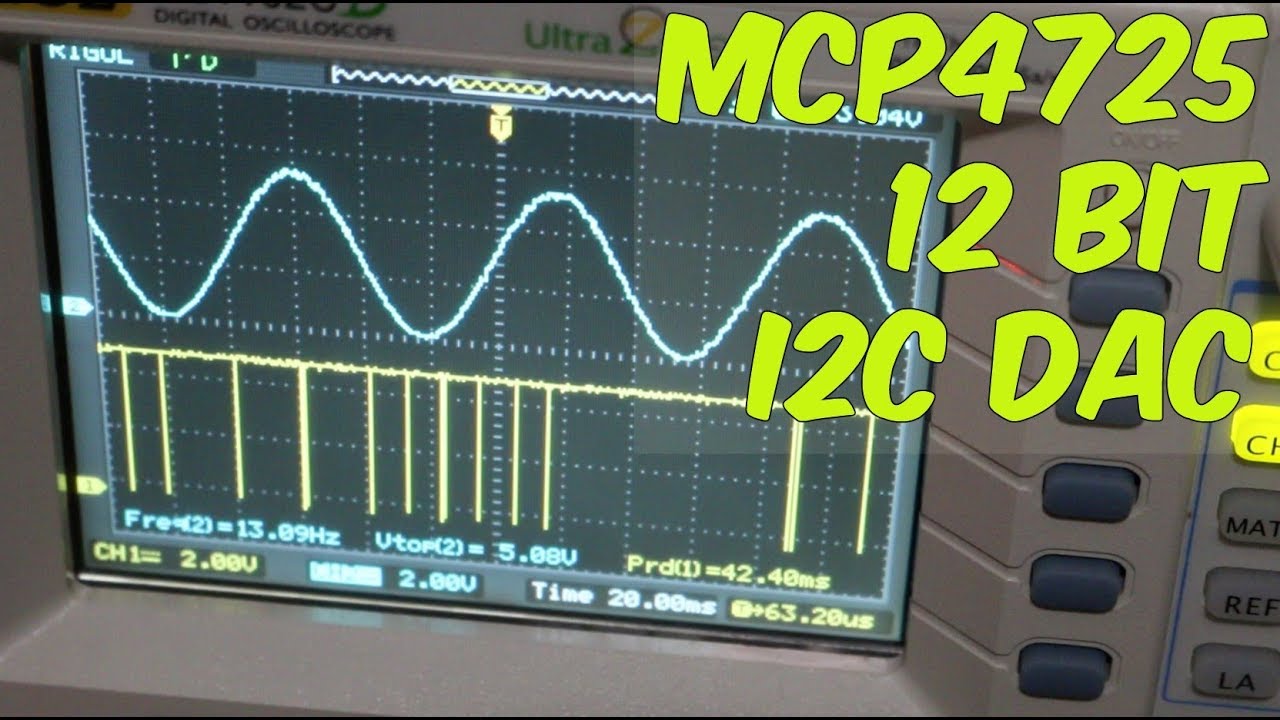 Using the MCP4725 12 Bit DAC with Arduino