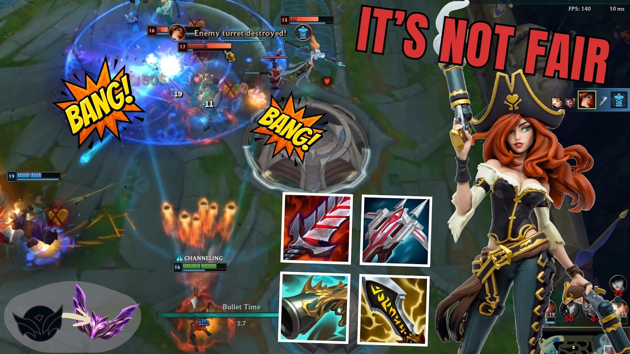 MISS FORTUNE DAMAGE IS OUT OF THIS WORLD (BROKEN!?)