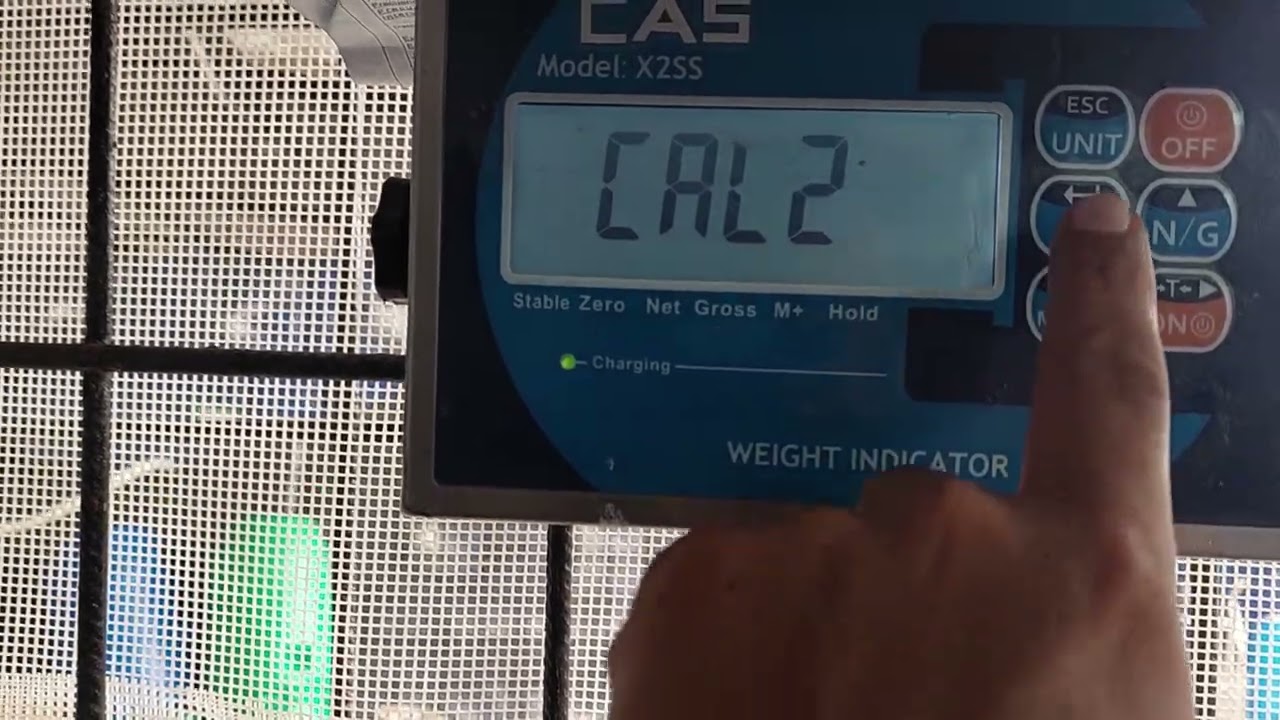 Balanza Cas  X2SS ajuste de peso Indicador de peso CAS X2SS