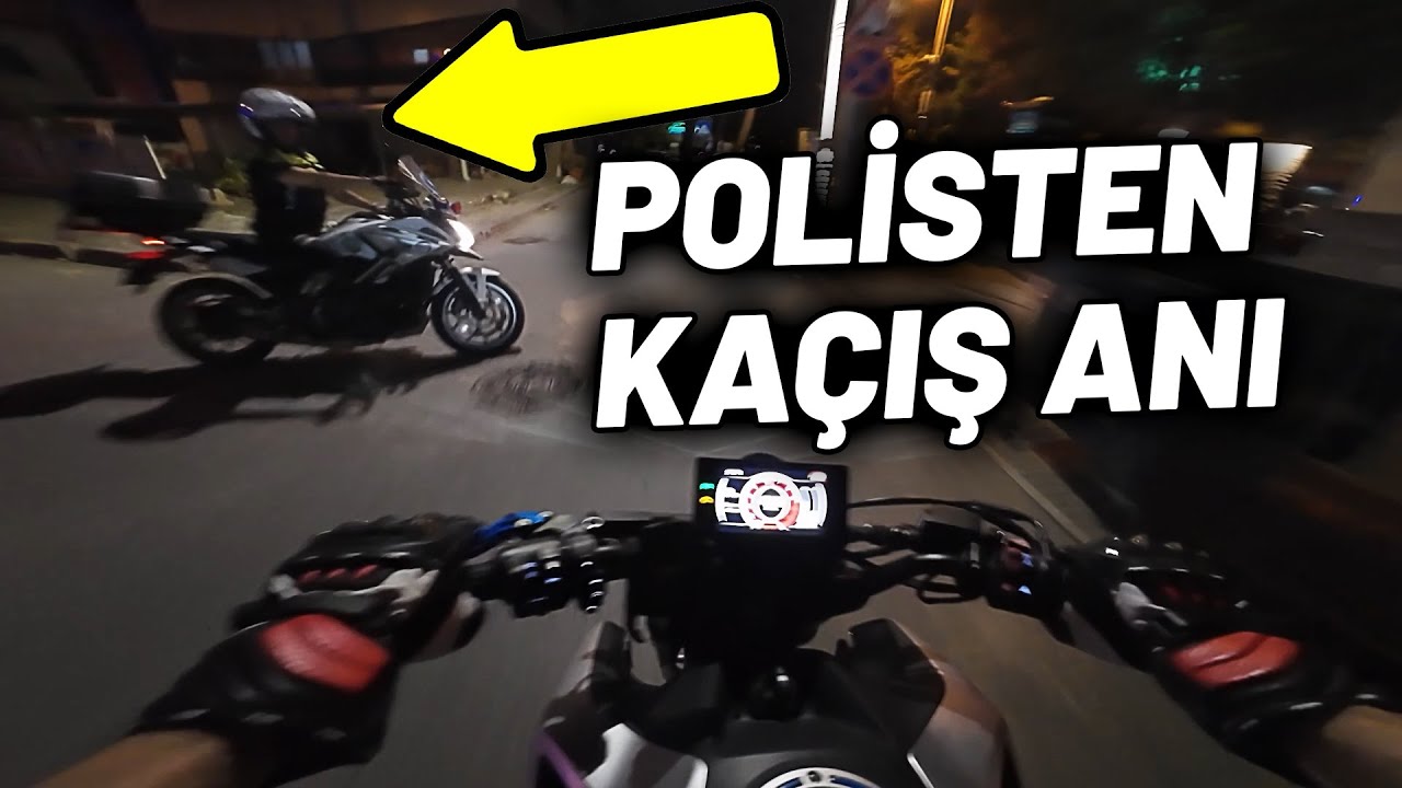 POLİSTEN KAÇIŞ ANI! Türkiye'deki Motorcu Olayları! #278