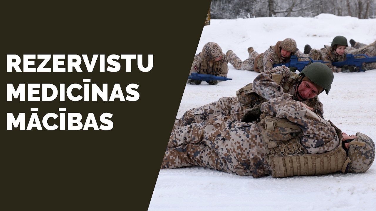 Rezervistu ziemas kurss skarbajā ziemā aizvada militārās medicīnas apmācību