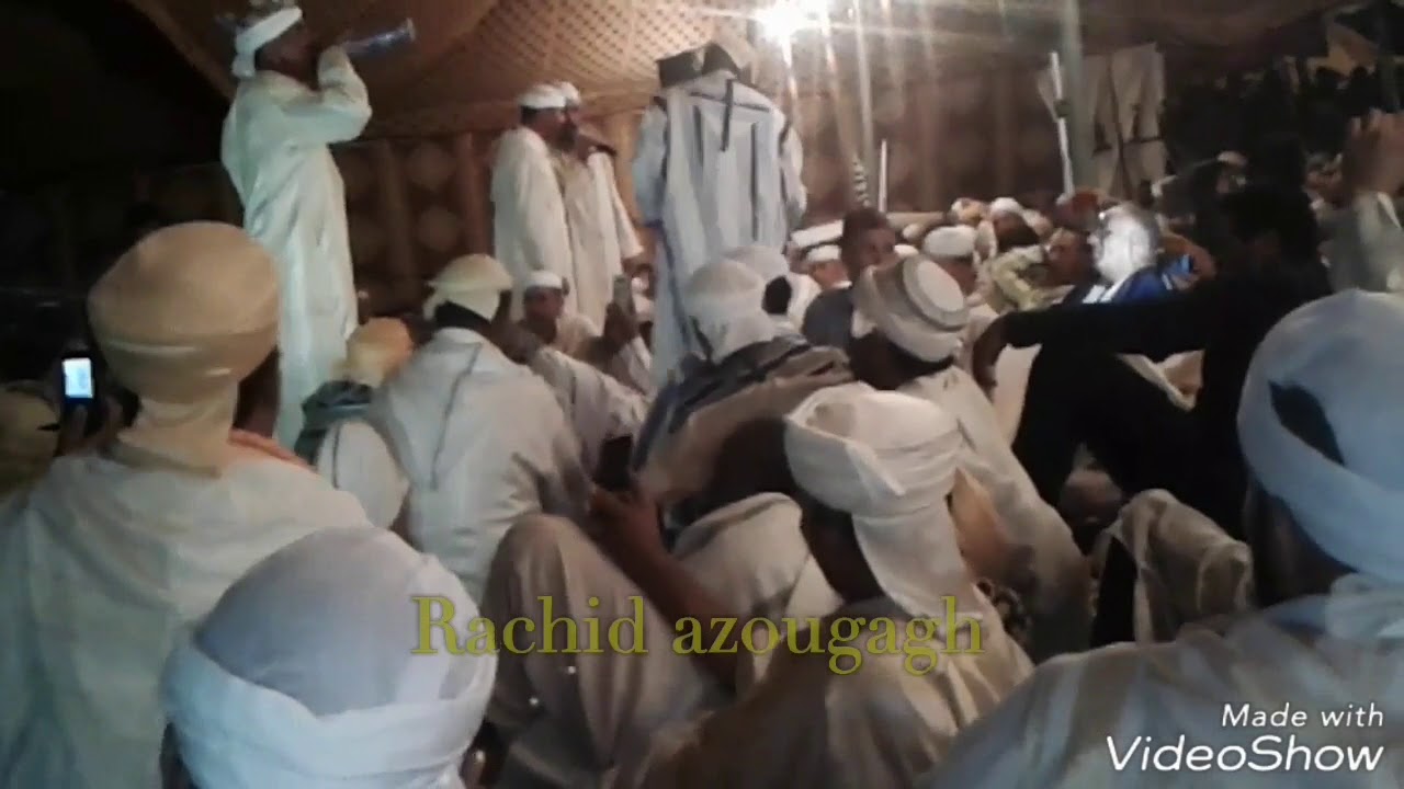 الشيخ الحسين أوكري و الشيخ عمر الطريوة موسم أيت حموبولمان 2017